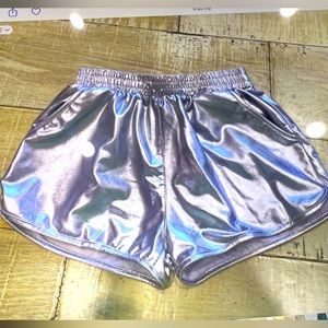 Silver shorts